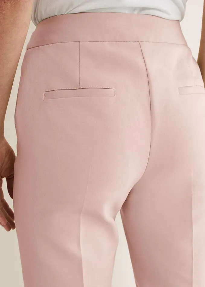 Phase Eight Ulrica Straight Leg Trousers Pale Pink Women Trousers