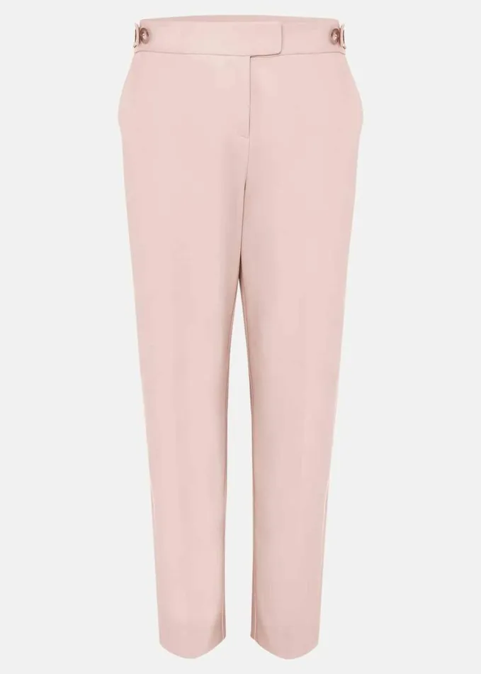 Phase Eight Ulrica Straight Leg Trousers Pale Pink Women Trousers