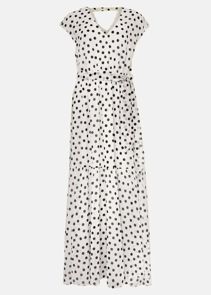 Phase Eight Verena Spot Maxi Dress Whiteblack Women Dresses