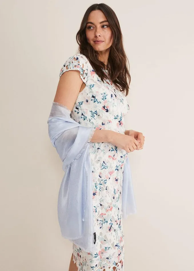 Phase Eight Verity Scarf Cornflower Women Scarves