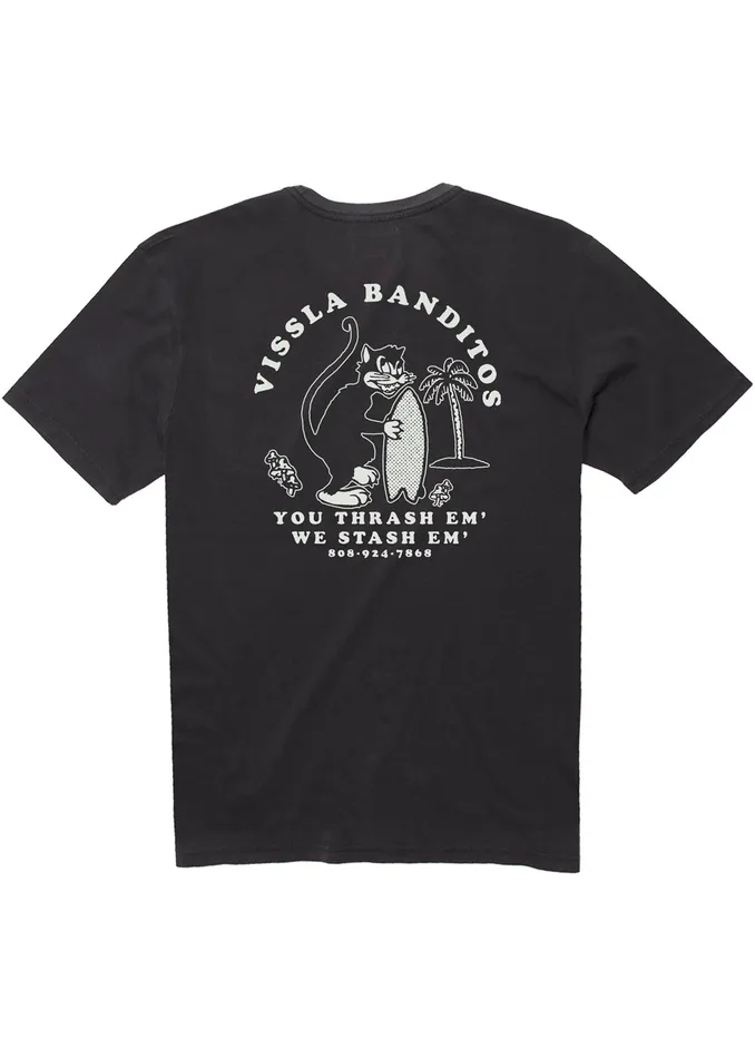 Premium Tees Vissla Men Bandito Ss Pkt Tee Phantom