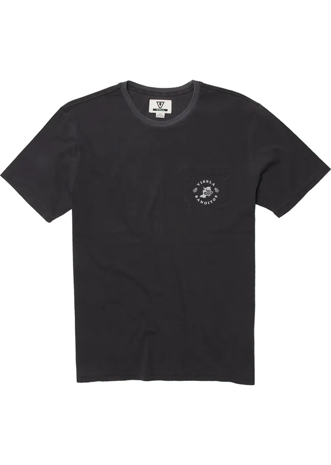 Premium Tees Vissla Men Bandito Ss Pkt Tee Phantom Premium Tees Vissla Men Bandito Ss Pkt Tee Phantom
