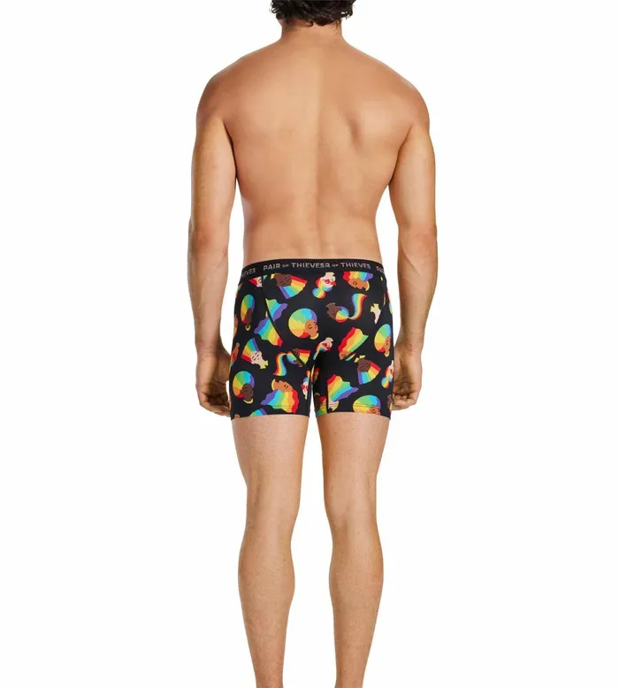 Pride Superfit Boxer Briefs Black Underwear 1 Pack 1063300001 Men Pair Of Thieves Boxer Briefs