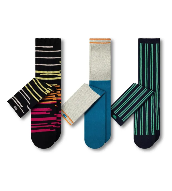 Ready For Everything Cushion Crew Assorted Socks 3 Pack 1019149999 Men Pair Of Thieves Crew