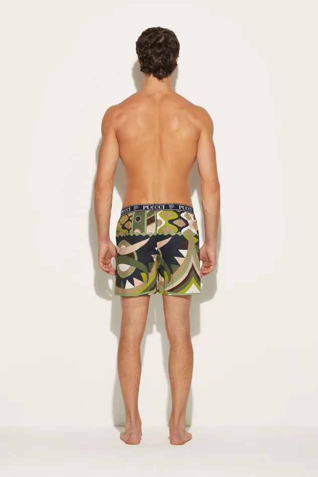 Ready To Wear Men PUCCI VivaraPrint Cotton Boxer Shorts