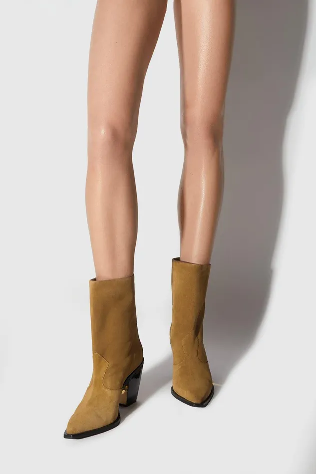 Rebecca Minkoff City Cowboy Boot Honey Women