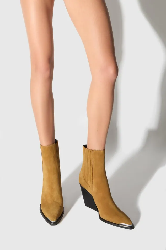 Rebecca Minkoff City Cowboy Boot Honey Women
