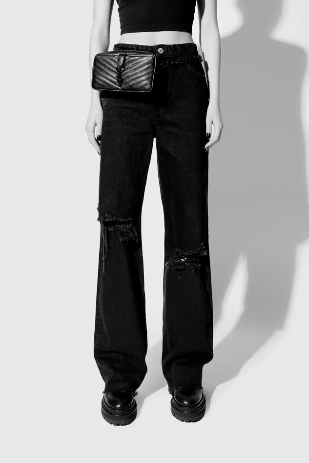 Rebecca Minkoff Edie Belt Bag Blackblack Shellac Women Belt Bags