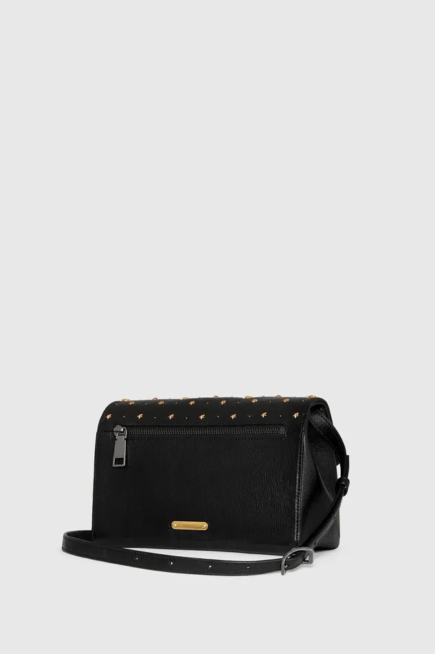 Rebecca Minkoff Edie Crossbody With Evil Eye Black Women Crossbody Bags