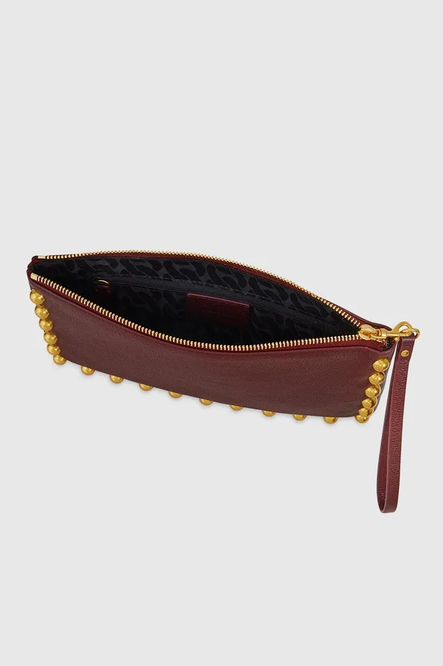 Rebecca Minkoff Large Pouch With Studs Port Women Clutches