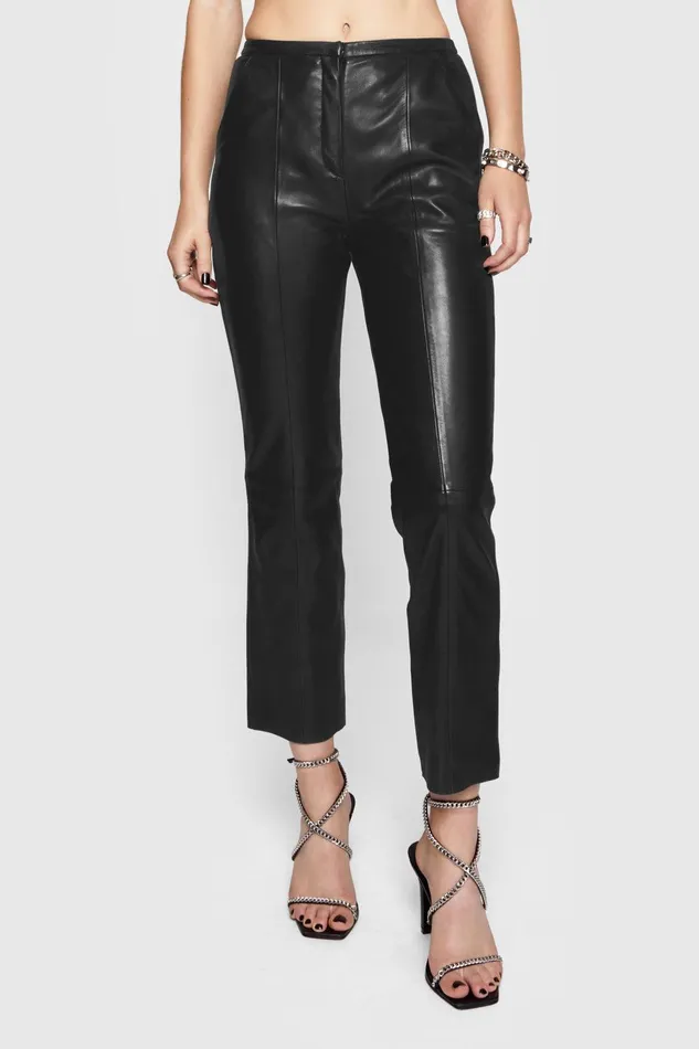 Rebecca Minkoff Madelyn Pants Black Women Leather