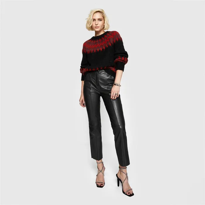 Rebecca Minkoff Madelyn Pants Black Women Leather