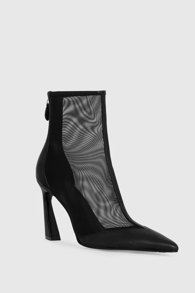 Rebecca Minkoff Mesh Bootie Black Women