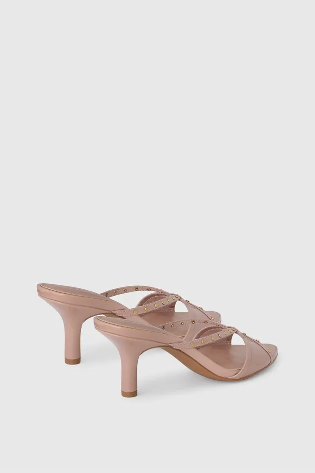 Rebecca Minkoff Studded Slide Blushing Women