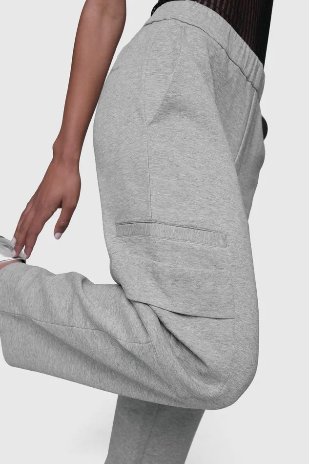 Rebecca Minkoff Viv Cargo Pants Heather Grey Women Bottoms