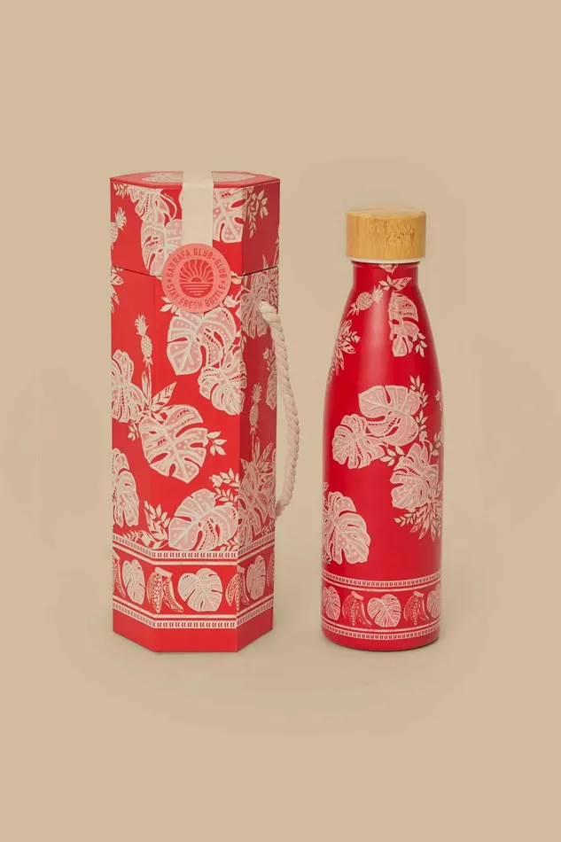 Red Leaf Stay Fresh Bottle Women Farm Rio Gifts