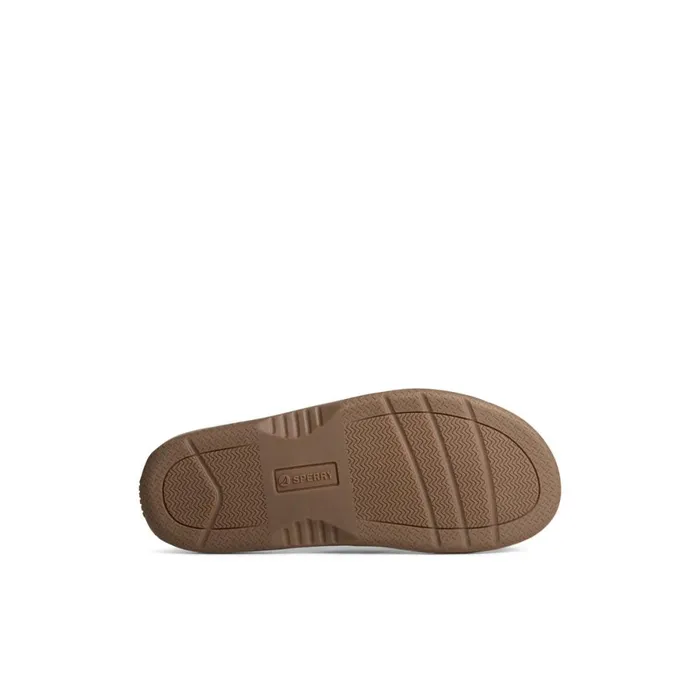 Sandals Men Sperry Baitfish Leather Flip Flop Medium Beige