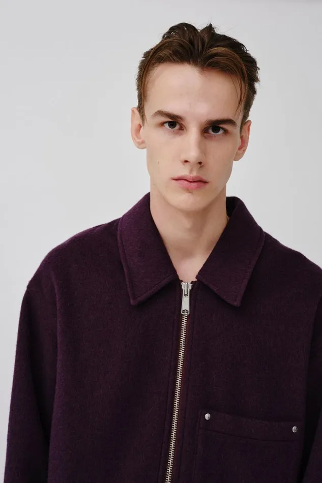 Saywer 8211 Patrician Purple Men Won Hundred Coats and Jackets