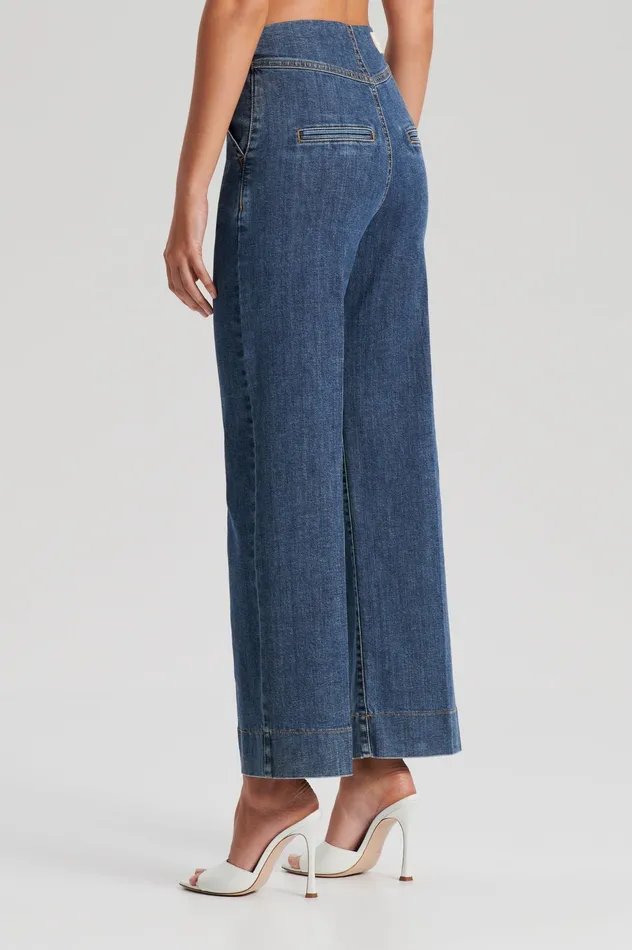 Scanlan Theodore DENIM CROPPED JEAN WASHEDINDIGO Women Denim