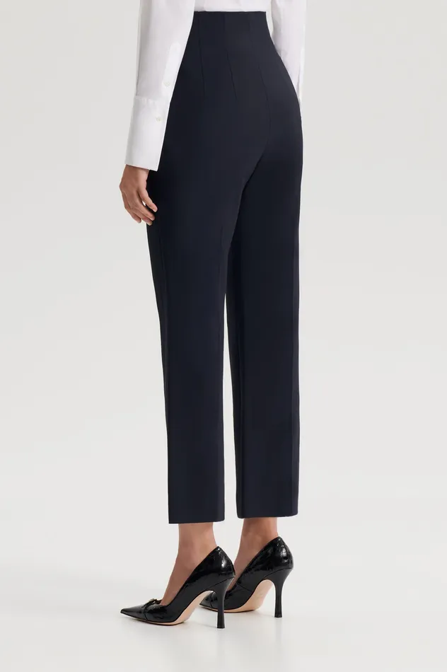 Scanlan Theodore TAILORED SLIM CROP TROUSER NAVY Women Trousers Scanlan Theodore TAILORED SLIM CROP TROUSER NAVY Women Trousers