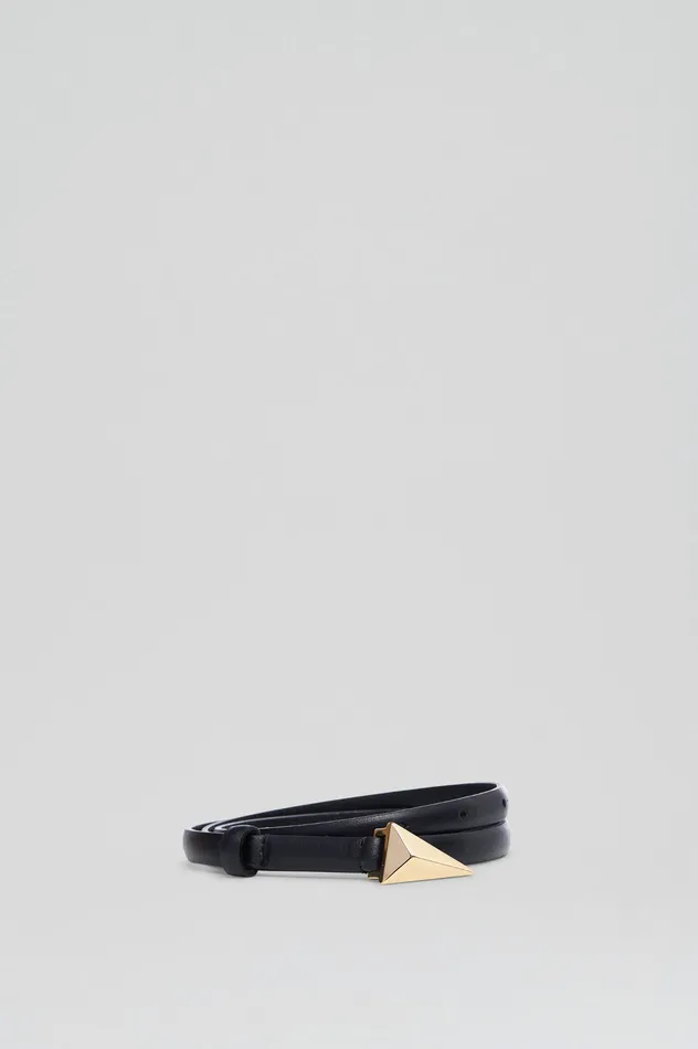 Scanlan Theodore TRIANGLE TRIM BELT 12 NERO Women Leather