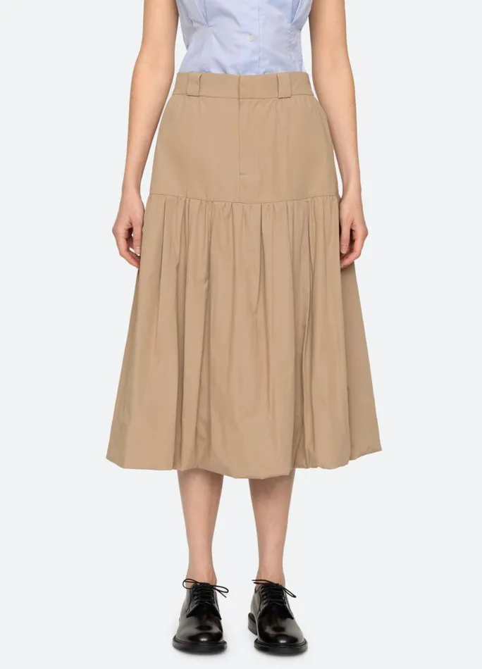 Sea New York Bottoms Women Belle Bubble Skirt Khaki