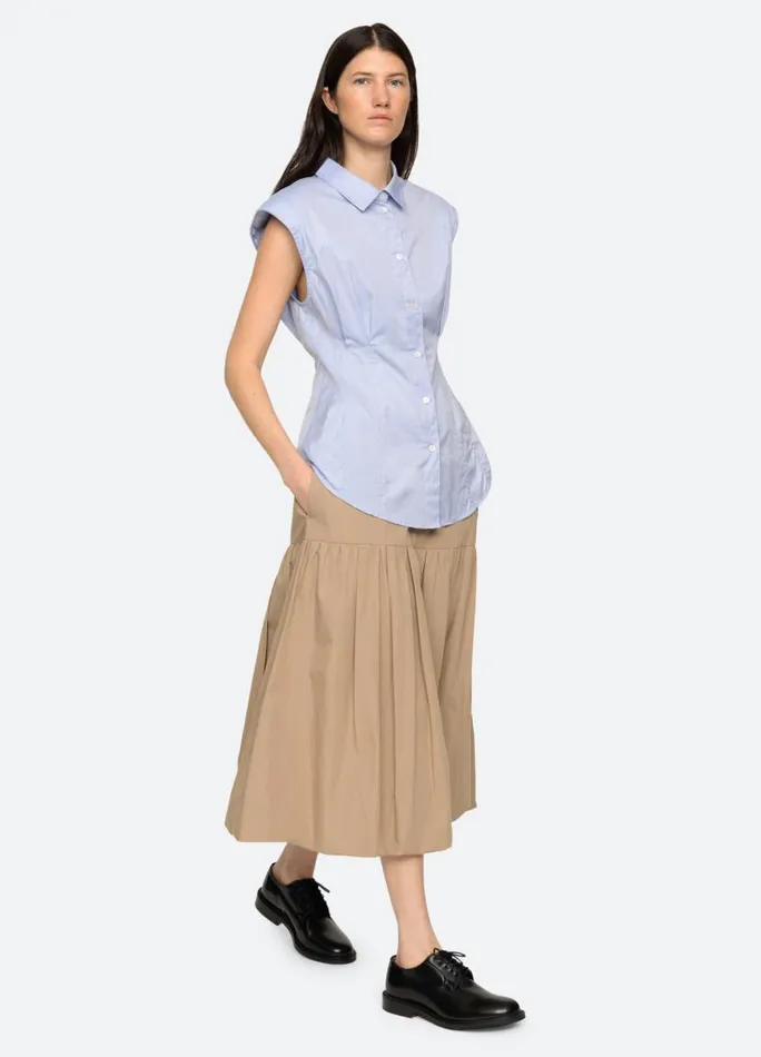 Sea New York Bottoms Women Belle Bubble Skirt Khaki