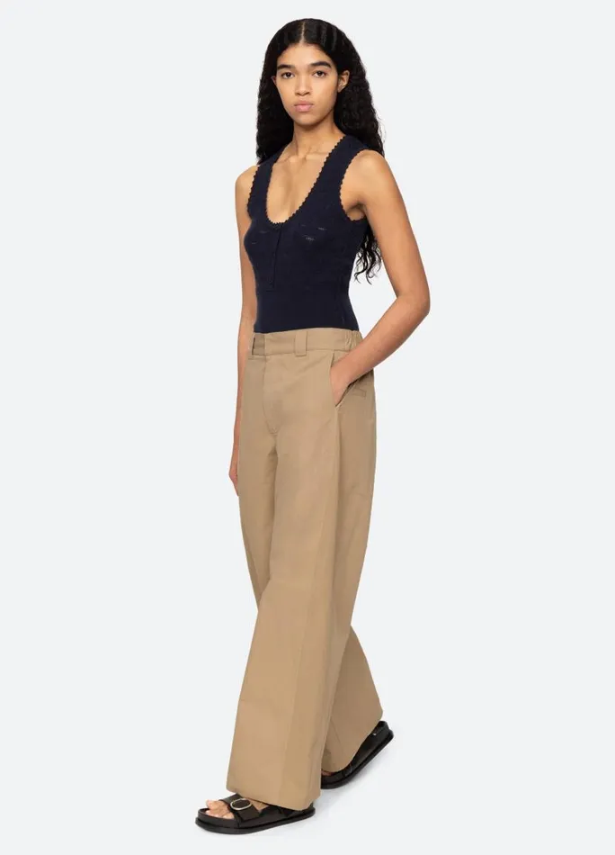 Sea New York Bottoms Women Belle Pants Khaki