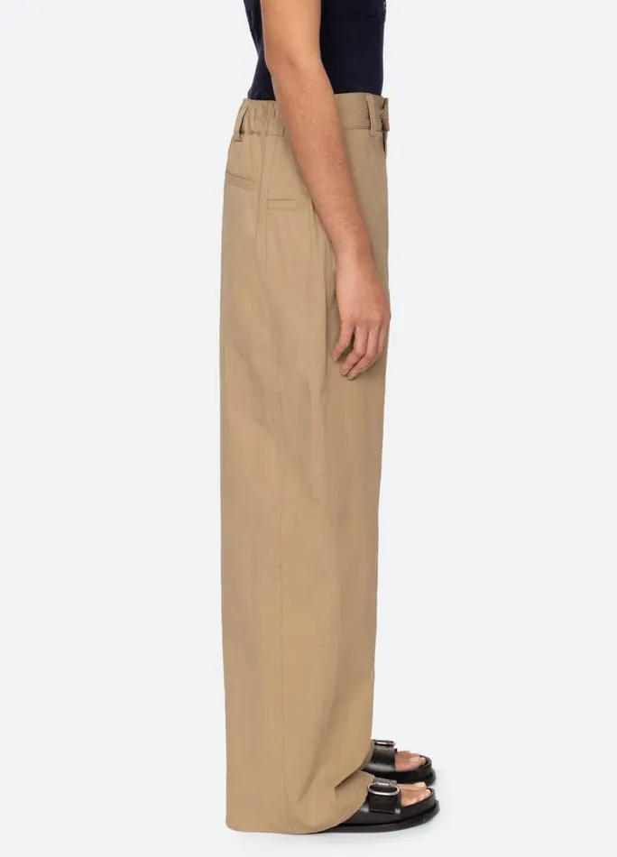 Sea New York Bottoms Women Belle Pants Khaki