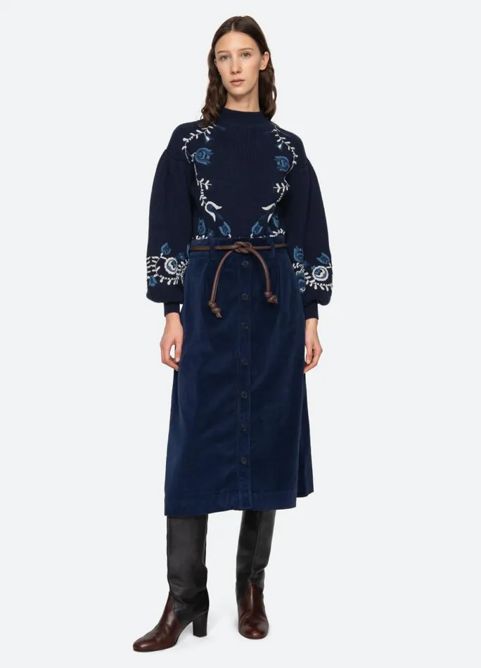 Sea New York Bottoms Women Carine Skirt Blue