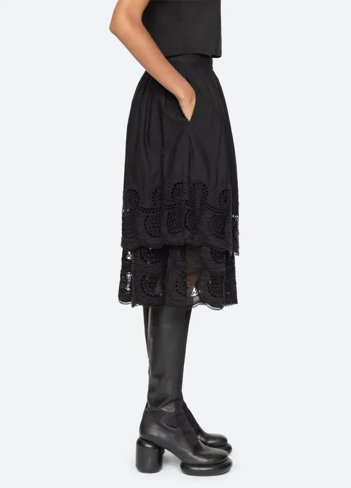 Sea New York Bottoms Women Drea Skirt Black