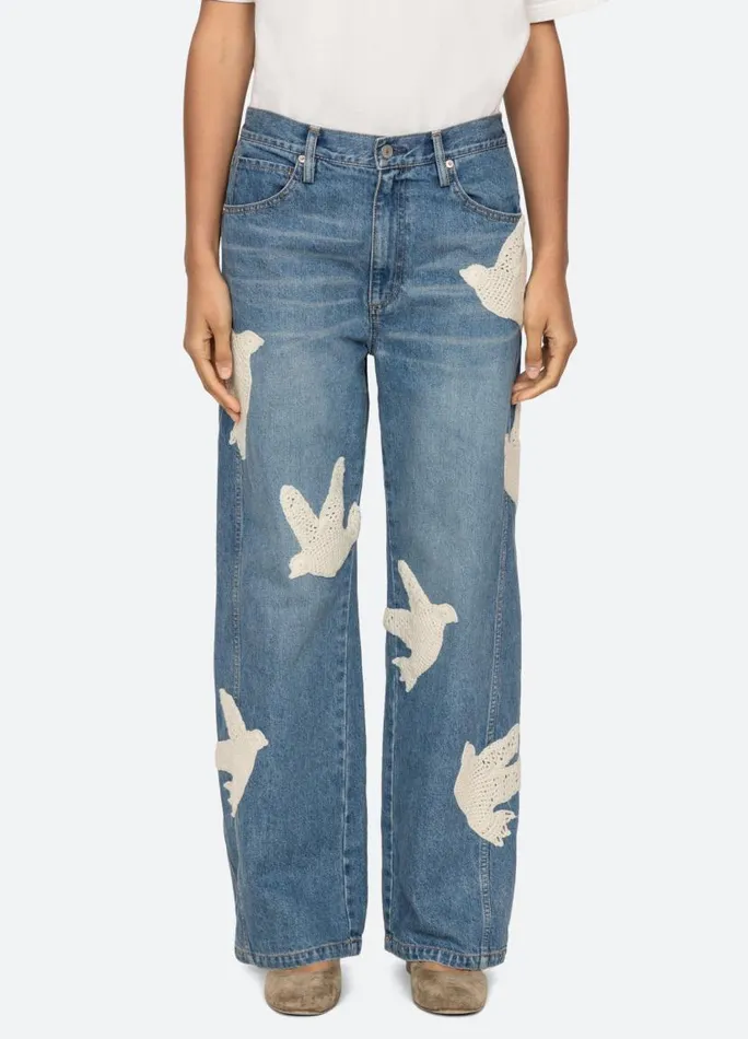 Sea New York Bottoms Women Payton Jeans Blue