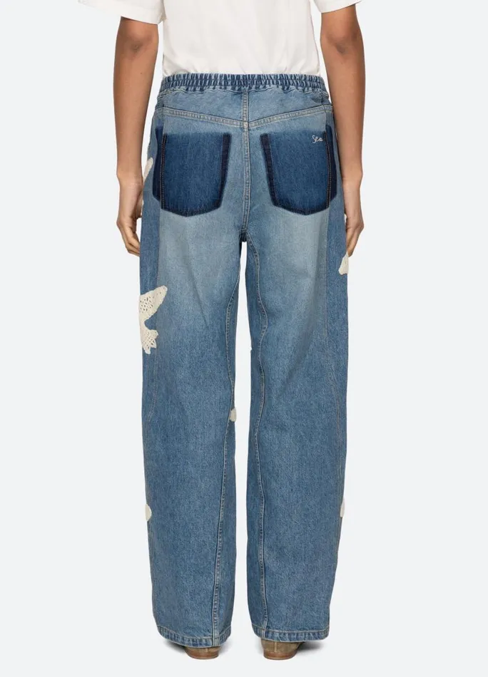Sea New York Bottoms Women Payton Jeans Blue