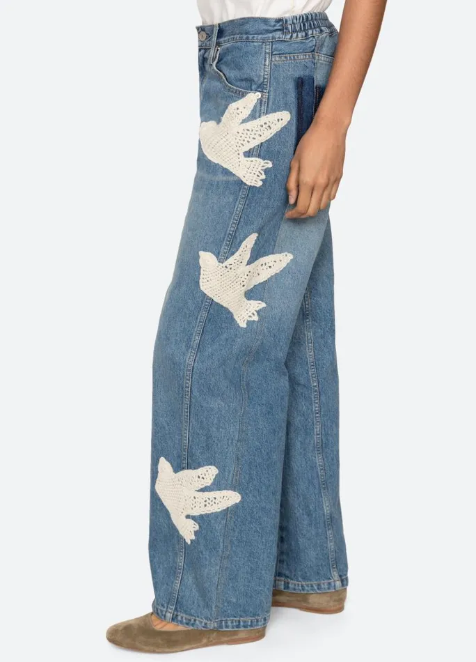 Sea New York Bottoms Women Payton Jeans Blue