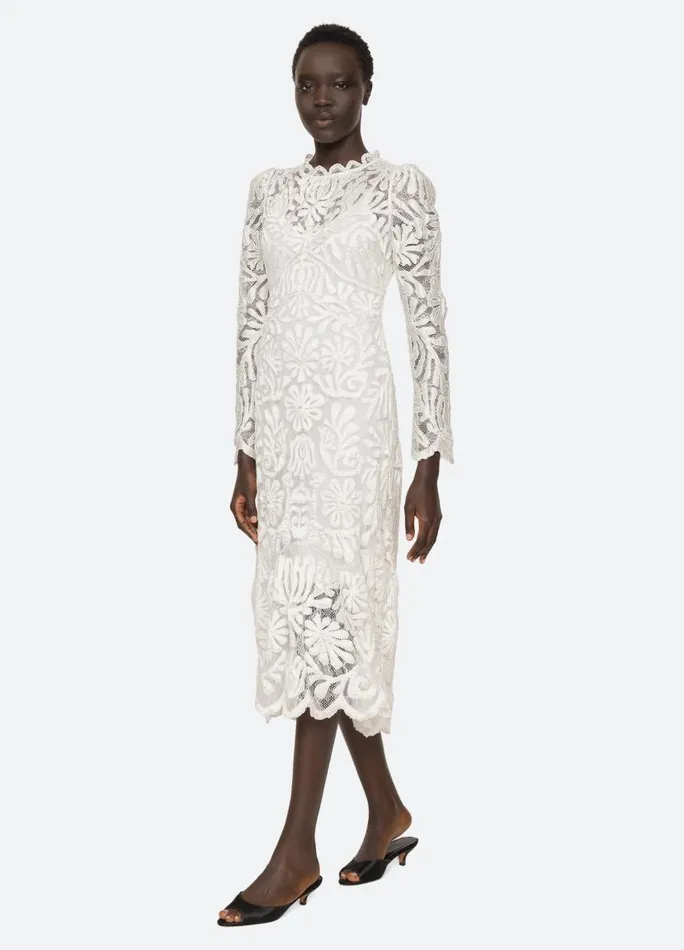 Sea New York Dresses Women Agathe LS Dress Cream