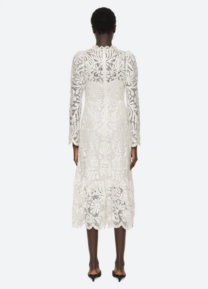 Sea New York Dresses Women Agathe LS Dress Cream