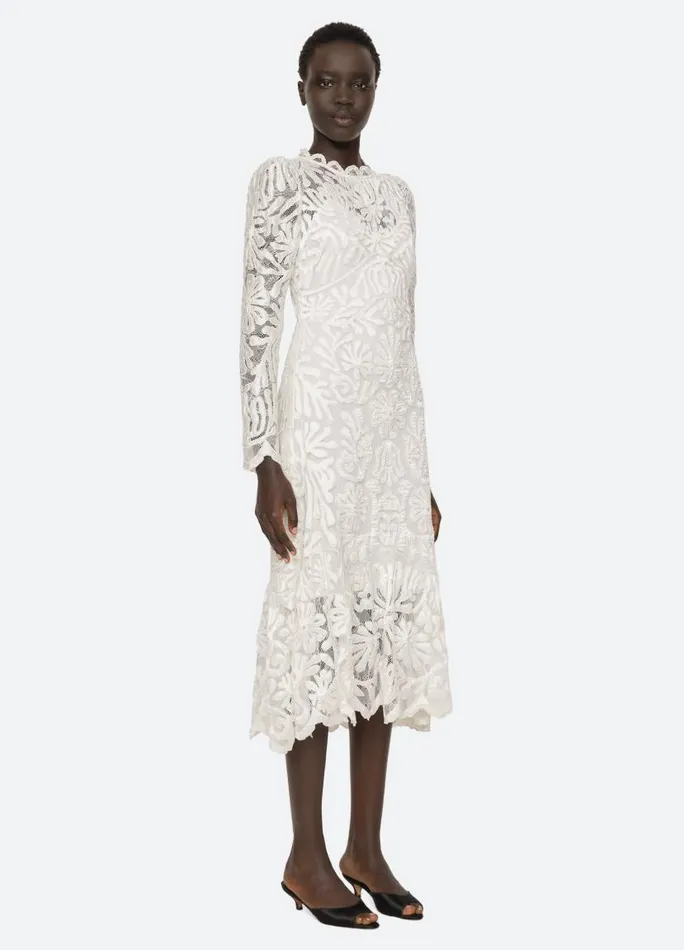 Sea New York Dresses Women Agathe LS Dress Cream