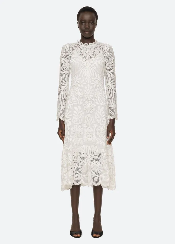 Sea New York Dresses Women Agathe LS Dress Cream