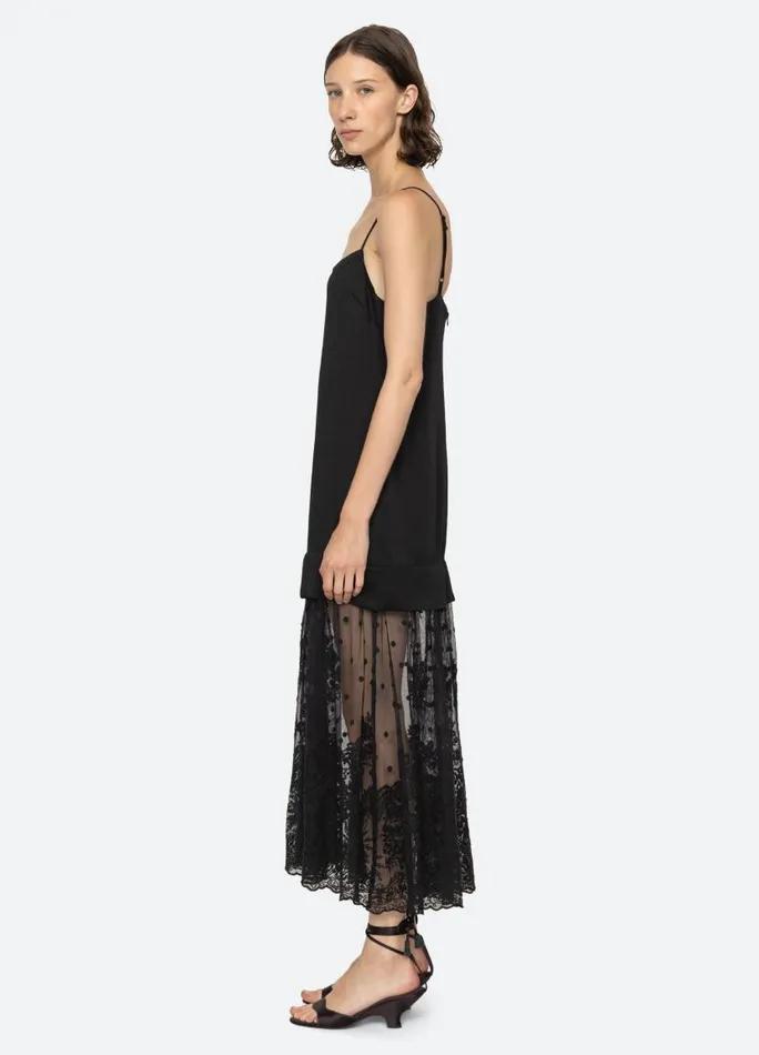 Sea New York Dresses Women Noa Slip Dress Black Sea New York Dresses Women Noa Slip Dress Black
