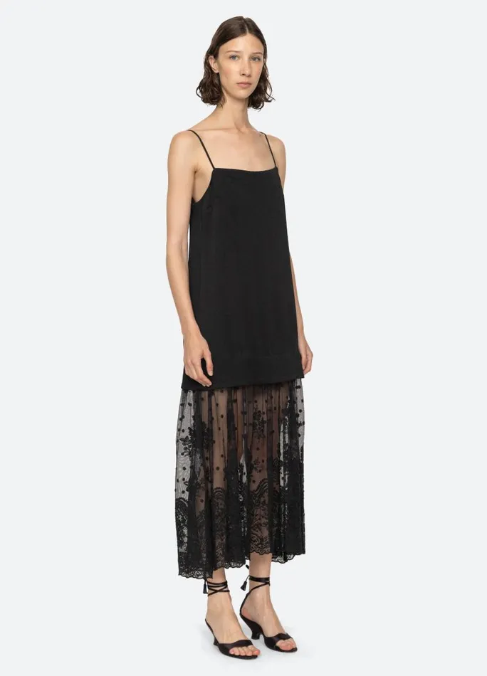 Sea New York Dresses Women Noa Slip Dress Black Sea New York Dresses Women Noa Slip Dress Black