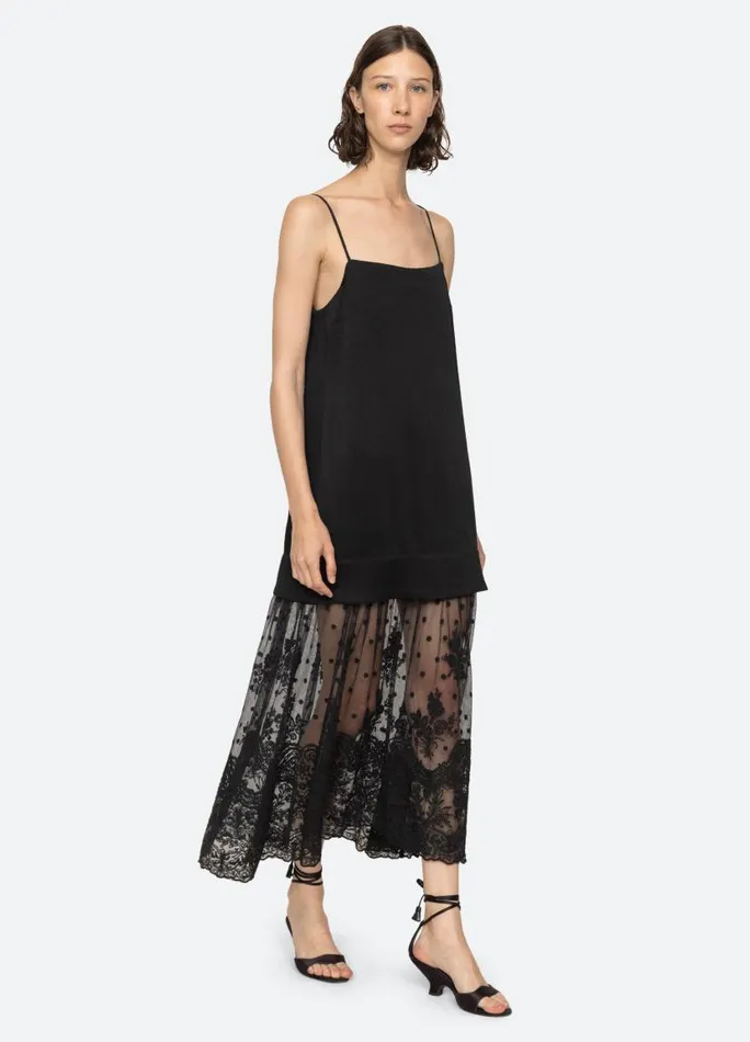 Sea New York Dresses Women Noa Slip Dress Black Sea New York Dresses Women Noa Slip Dress Black