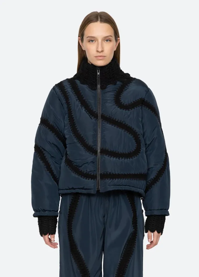 Sea New York Outerwear Women Averie Jacket Navy Sea New York Outerwear Women Averie Jacket Navy
