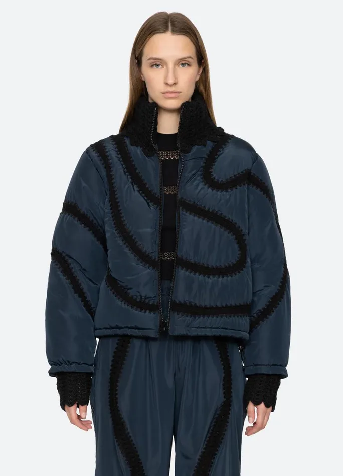 Sea New York Outerwear Women Averie Jacket Navy Sea New York Outerwear Women Averie Jacket Navy