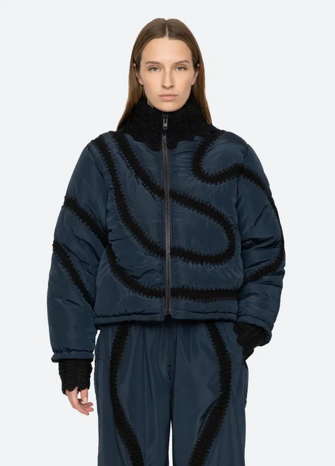 Sea New York Outerwear Women Averie Jacket Navy Sea New York Outerwear Women Averie Jacket Navy