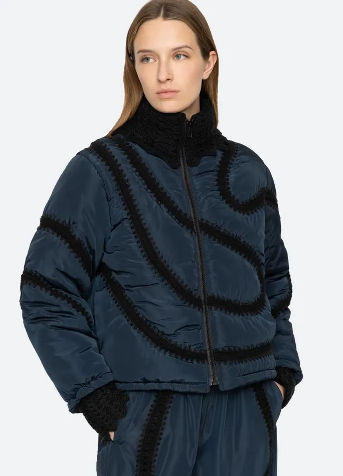 Sea New York Outerwear Women Averie Jacket Navy Sea New York Outerwear Women Averie Jacket Navy