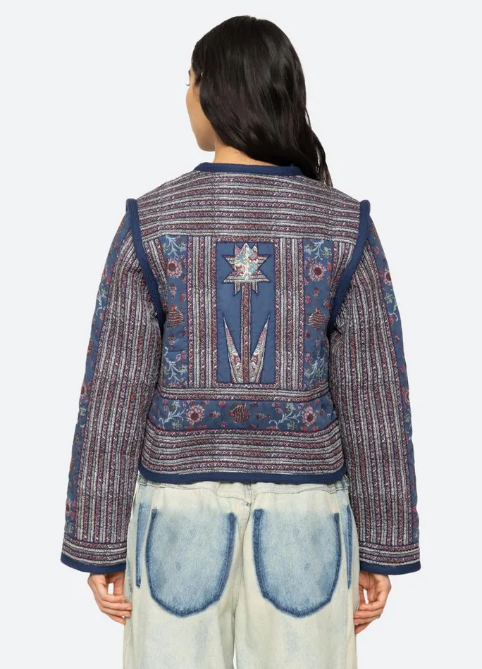 Sea New York Outerwear Women Valeria Quilted Jacket Navy