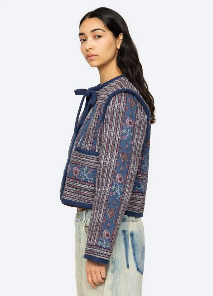 Sea New York Outerwear Women Valeria Quilted Jacket Navy
