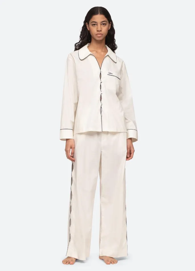 Sea New York Sleepwear Women Vesta PJ Set White Sea New York Sleepwear Women Vesta PJ Set White