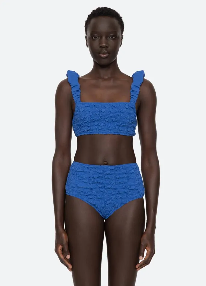 Sea New York Swimwear Women Slone Bikini Top Blue Sea New York Swimwear Women Slone Bikini Top Blue