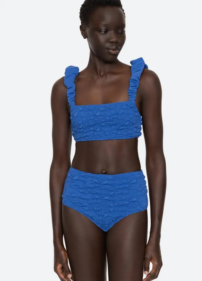 Sea New York Swimwear Women Slone Bikini Top Blue Sea New York Swimwear Women Slone Bikini Top Blue